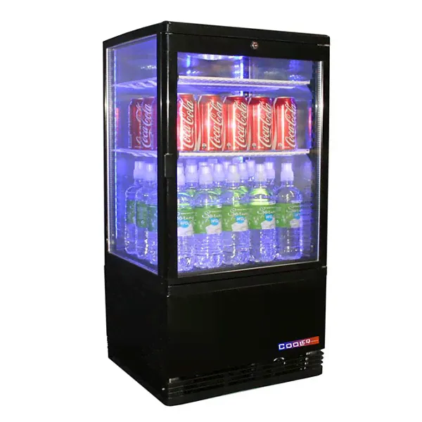 Витрина вертикальная холодильная Cooleq CW-58 BLACK
