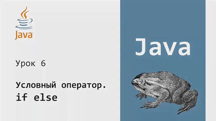 Java. Условия. Условные конструкции. if else. Урок 6